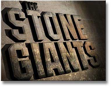 The Stone Giants promo wall