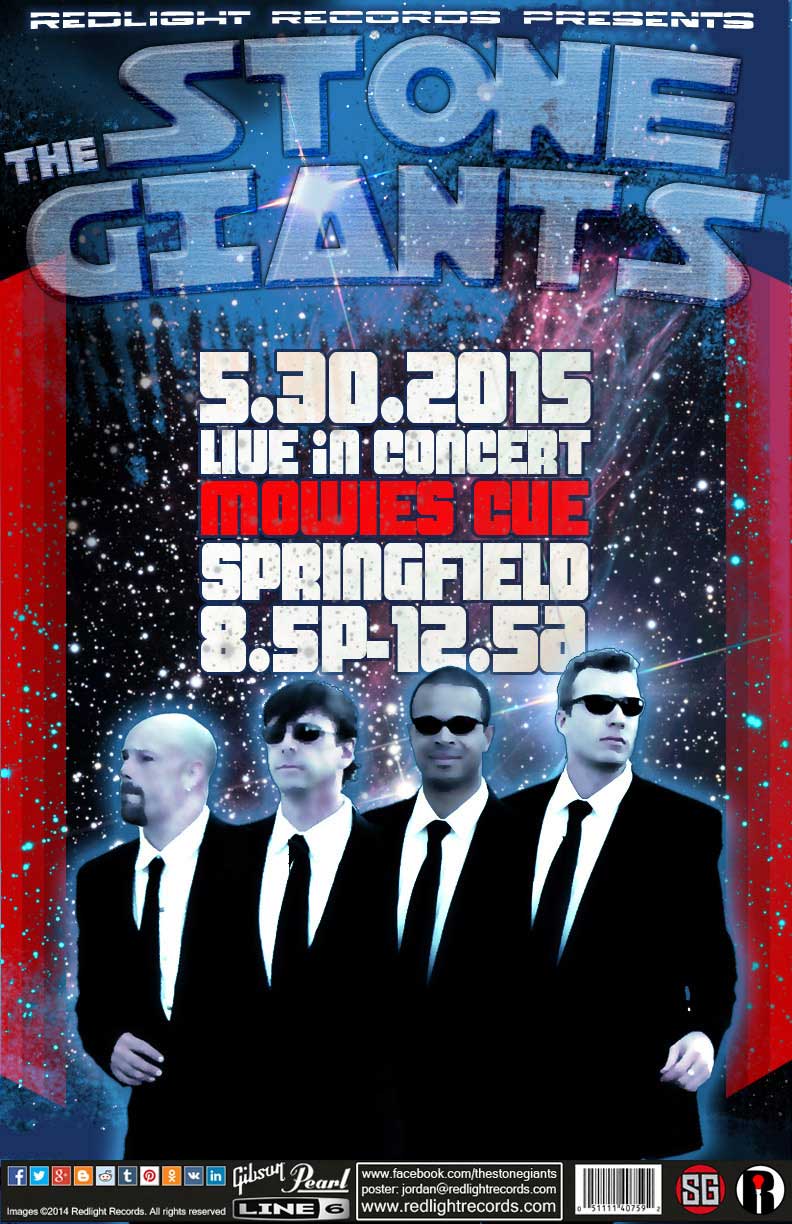 The Stone Giants band poster Space Case