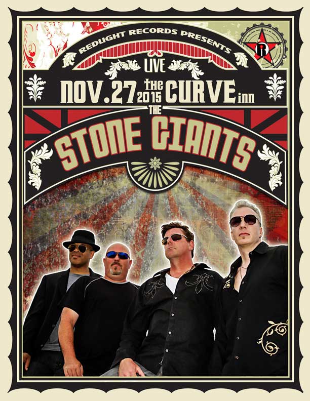 The Stone Giants band poster Cream