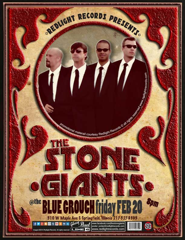 The Stone Giants band poster Unibody